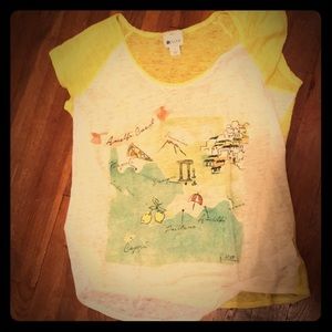 Stylus Amalfi Coast tissue t-shirt